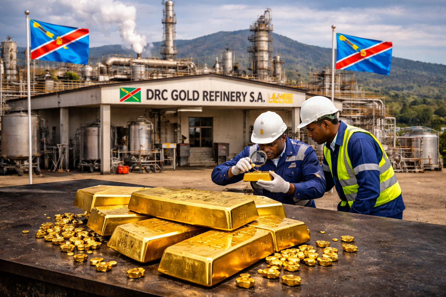 DRC Launches First Gold Refinery to Boost Local Supply and Strengthen Africa’s Mineral Value Chain