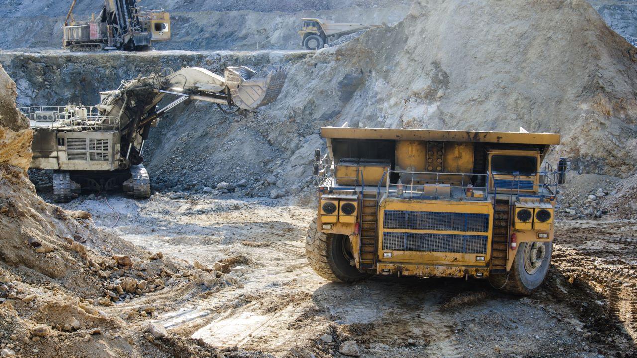 Heavy machinery operates at a mining site as Nigeria emerges as a potential new player in the global lithium supply chain.