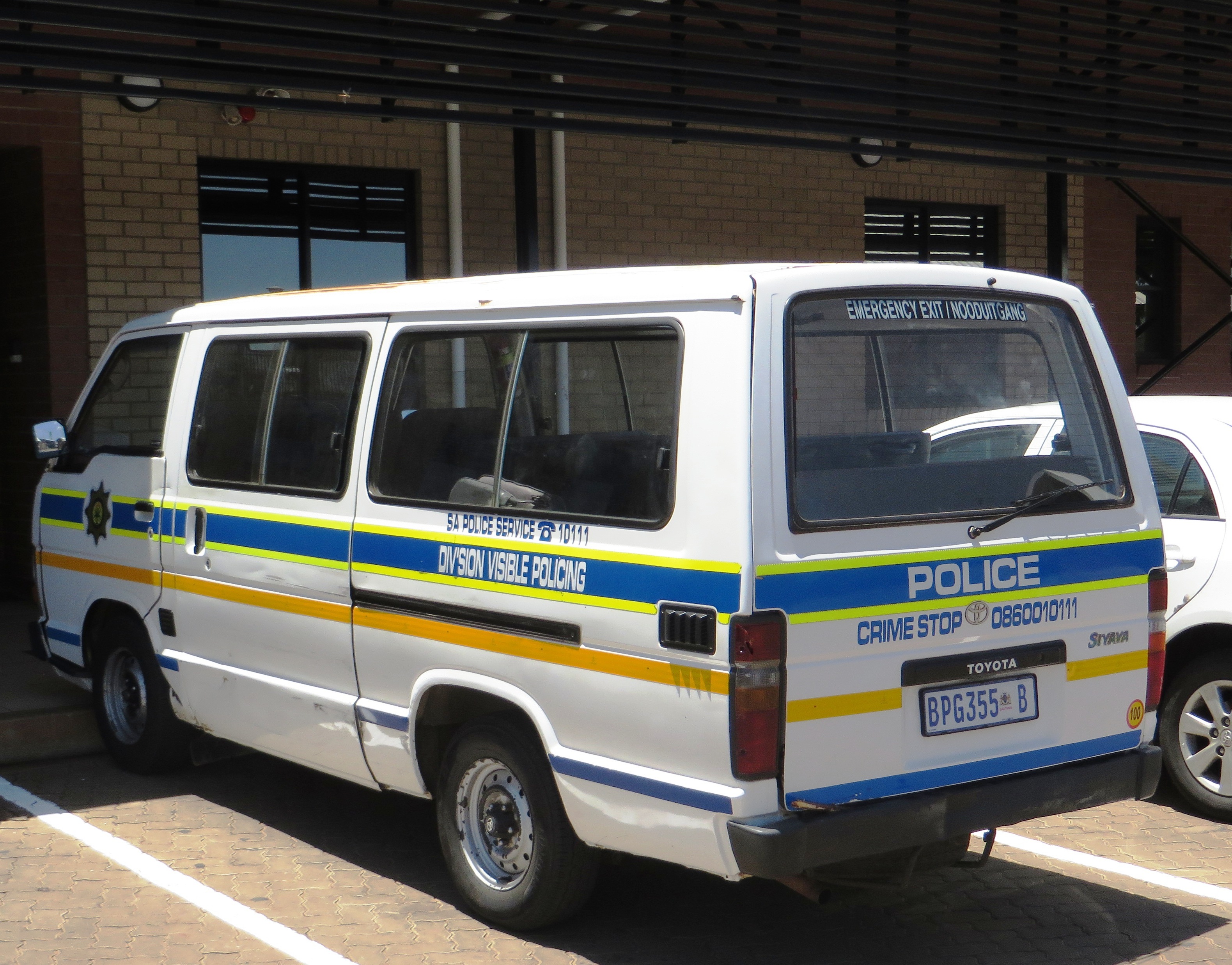 South African Police Service vehicle used as an illustrative image for the Ekurhuleni investigation