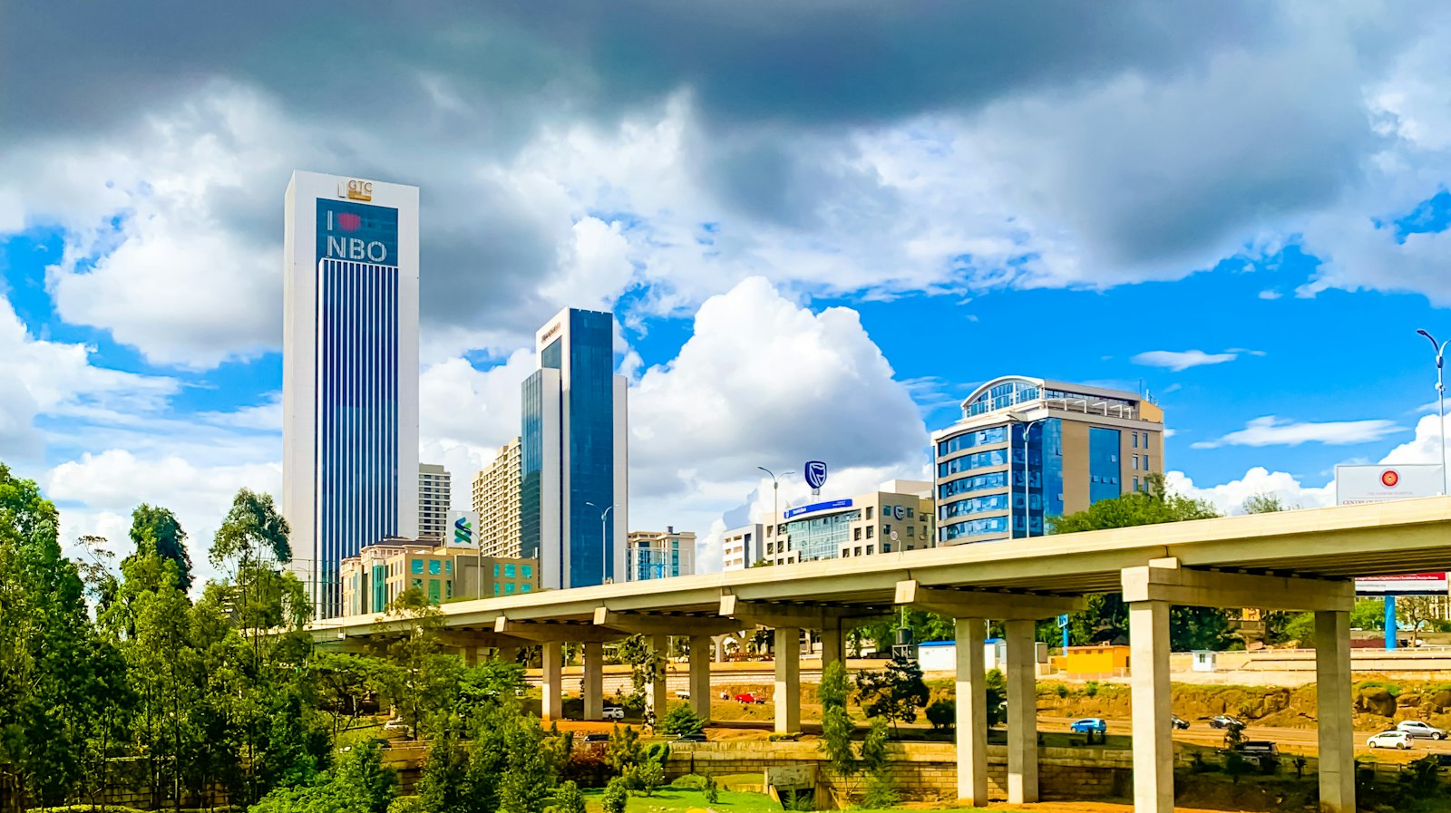 Modern Nairobi skyline representing African infrastructure investment