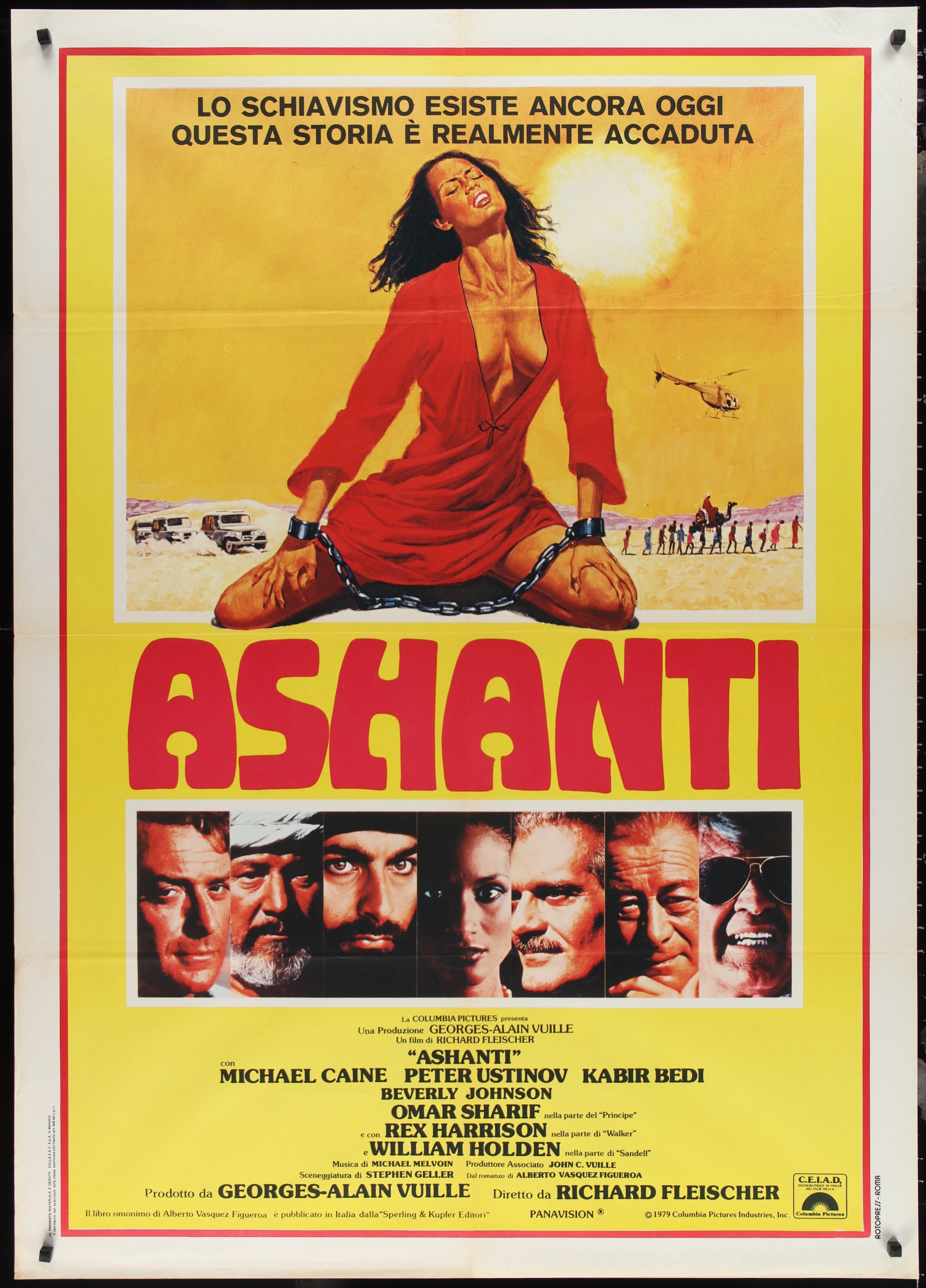 Original Italian theatrical poster for Ashanti, 1979