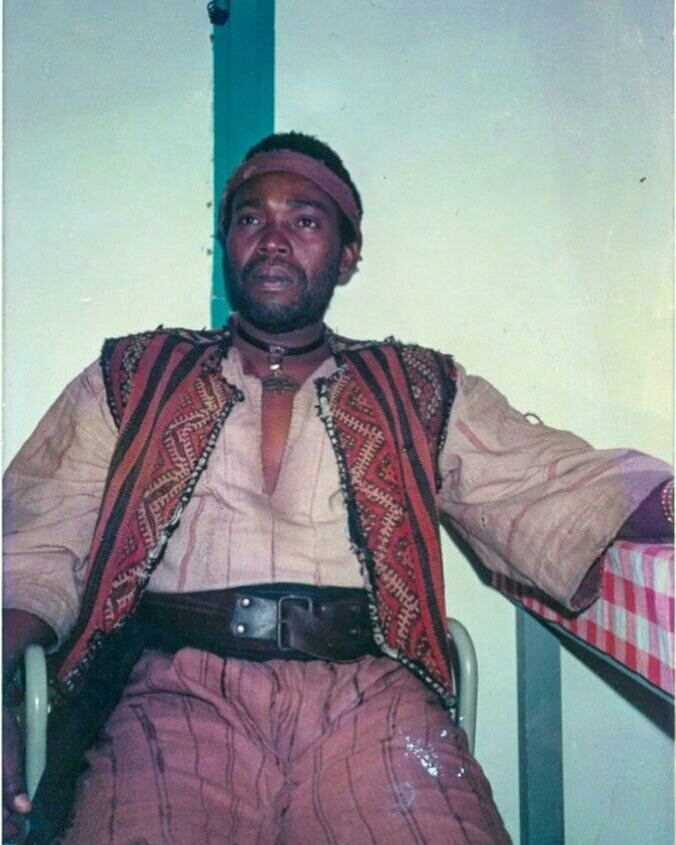 Archival portrait of a younger Olu Jacobs during his international acting years